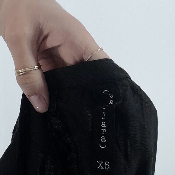 Ban Jara Boho Embroidered Black Blouse with Bell Sleeves - Picture 5 of 5